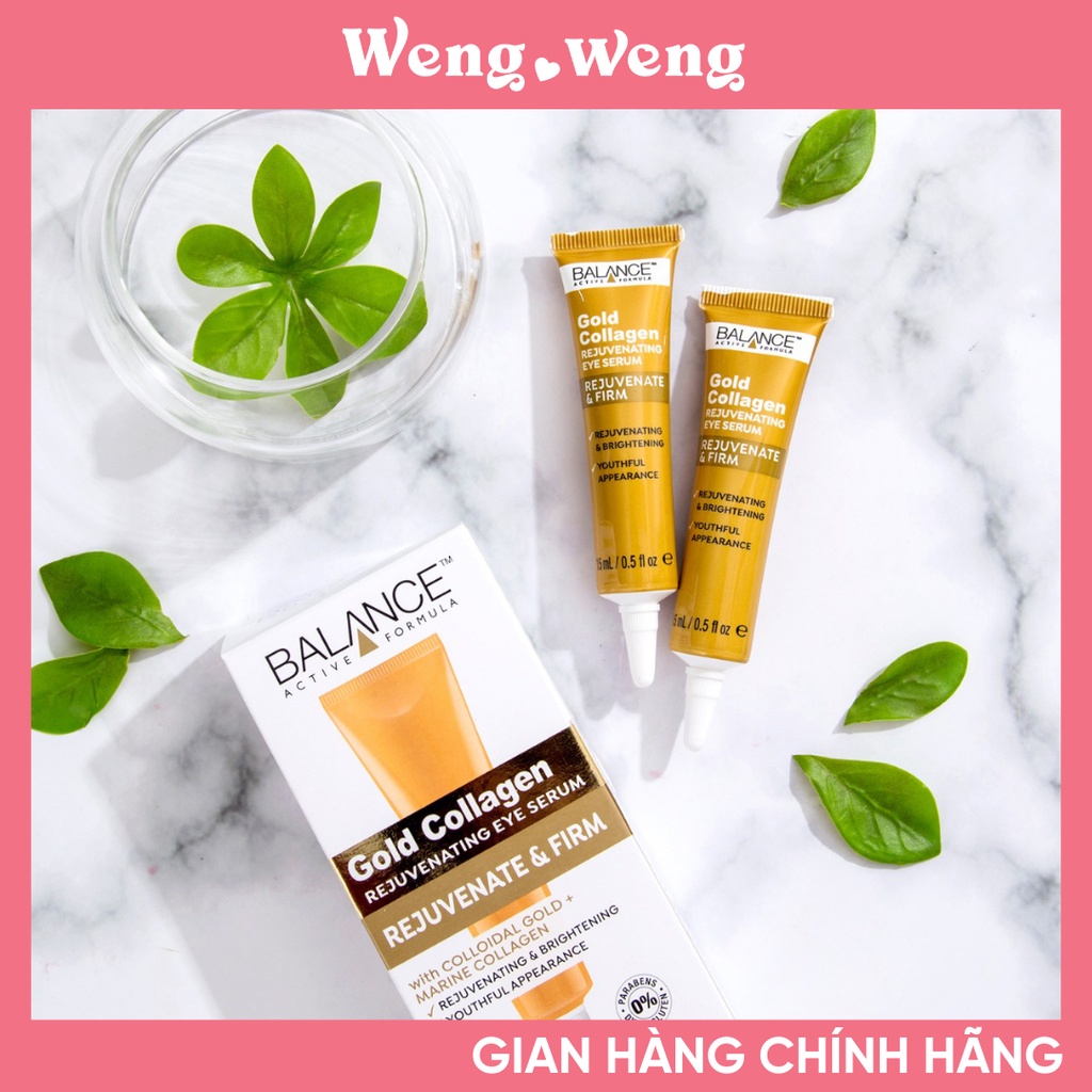 Kem Dưỡng Da Vùng Mắt Ngừa Lão Hóa Balance Gold Collagen Rejuvenating Eye Serum (15ml)