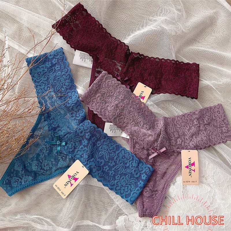 COMBO 3 quần chip ren hoa baby lọt khe sexy 6214 - CHILLHOUSE
