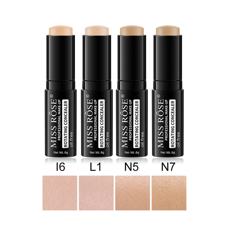 [Hàng mới về] Kem che khuyết điểm MISS ROSE che mụn tiện dụng chất lượng cao