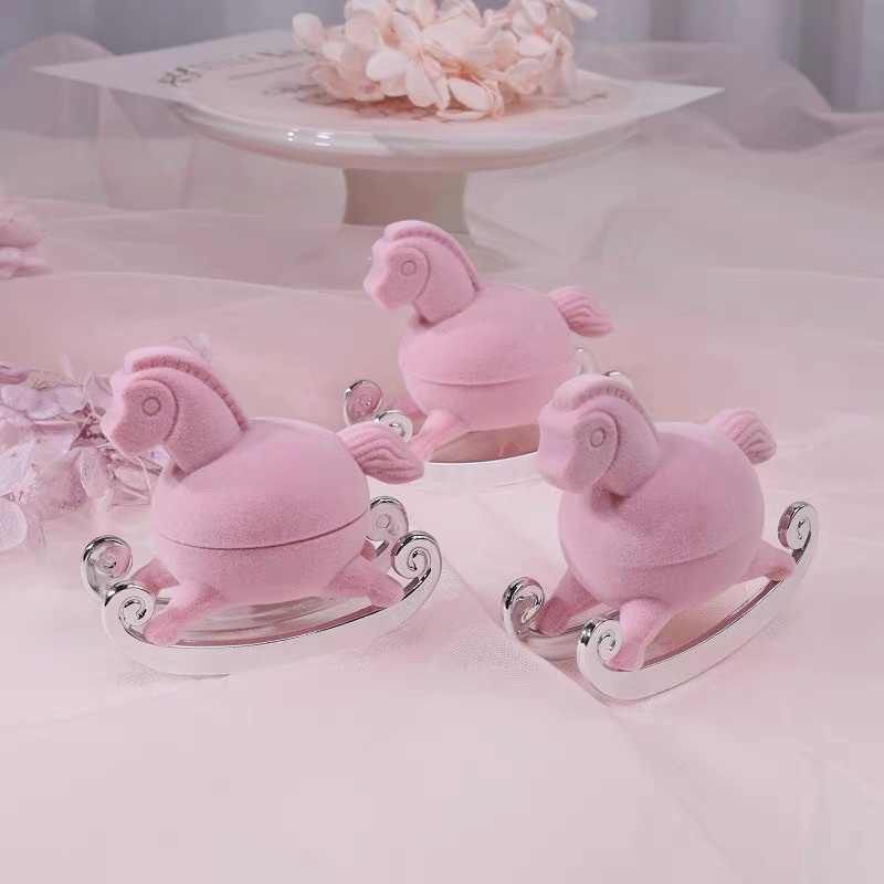 Hộp Đựng Nhẫn Hình Ngựa Pony Dễ Thương Sáng Tạo