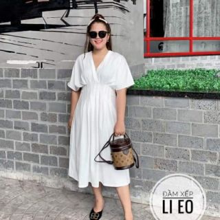 ĐẦM XẾP LI EO BIGSIZE VINTAGE
