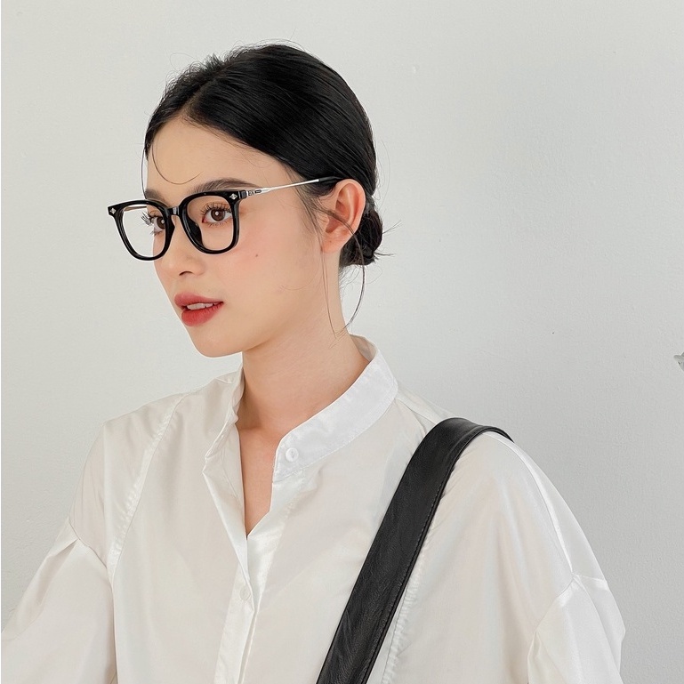 Kính gọng vuông nam nữ LILYEYEWEAR càng thanh mảnh thiết kế cao cấp thời trang tinh tế 01205