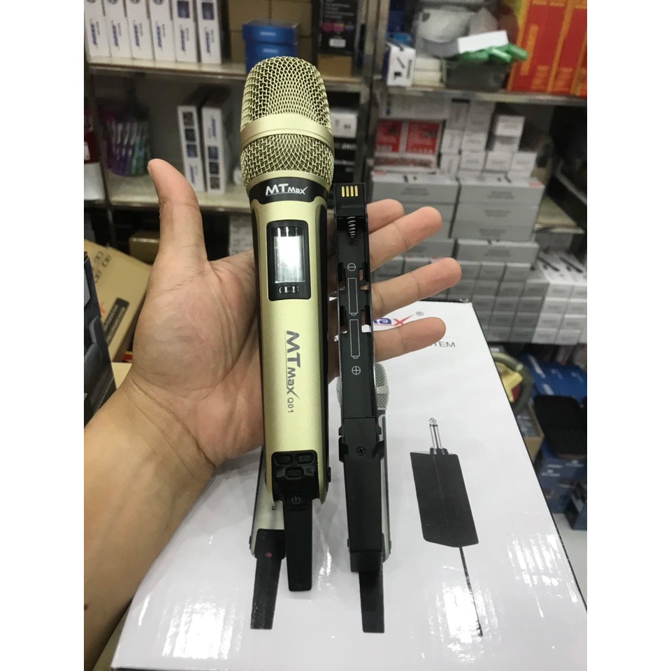 Micro đa năng MTMAX Q01 mẫu mới cao cấp, 1 tay micro