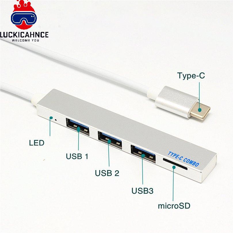 Bộ Hub Chia Cổng Usb 2.0 / Đọc Thẻ Nhớ Tf Đa Năng M23