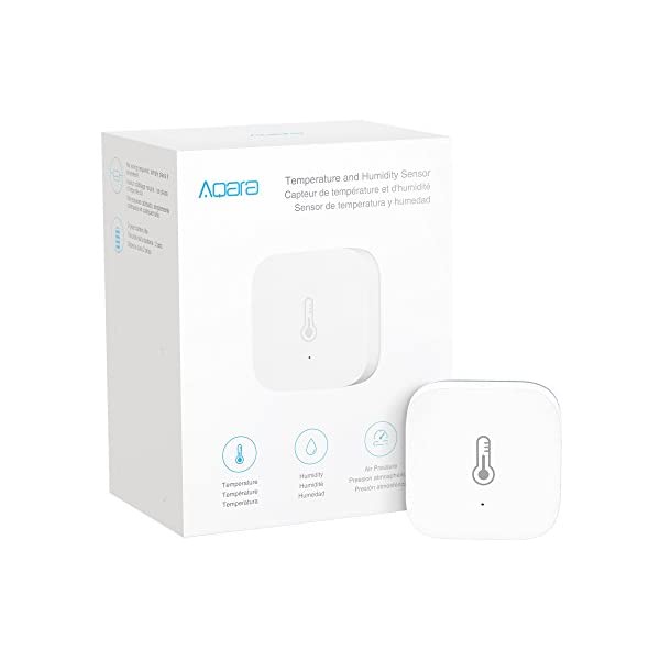 Cảm biến nhiệt độ - độ ẩm - áp suất Aqara zigbee, dùng chung với bộ trung tâm, tạo ngữ cảnh thông minh.