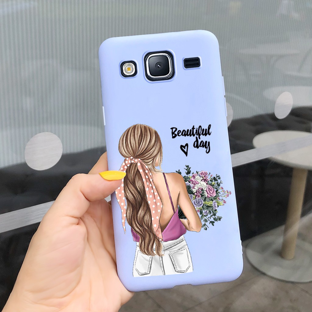 Samsung Galaxy J5 J7 2016 J710 J510 J3 2016 J320 Casing Candy Lady Silicone Soft TPU Phone Case Cover