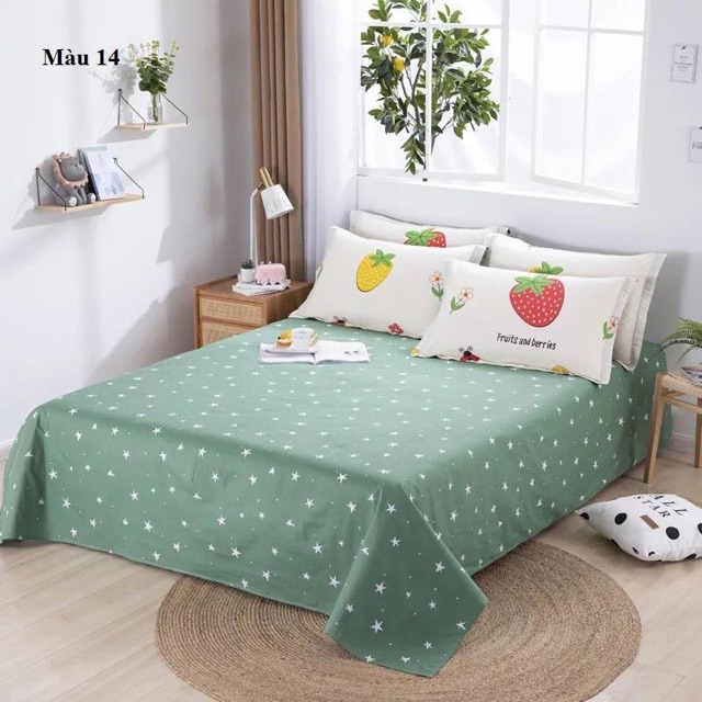 Vỏ gối cotton cao cấp hàng nhập 48*74cm (2 cái)