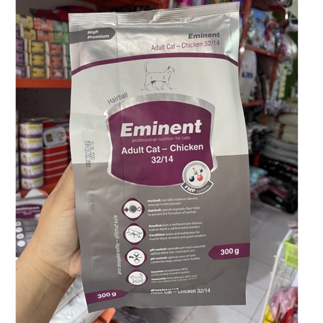 Eminent 300g - Thức ăn  cần TĂNG CÂN cho mèo