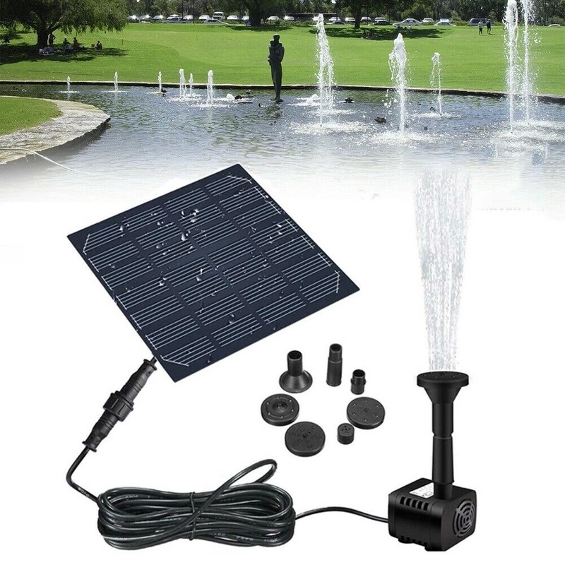 Vòi phun nước mini năng lượng mặt trời tiện dụng