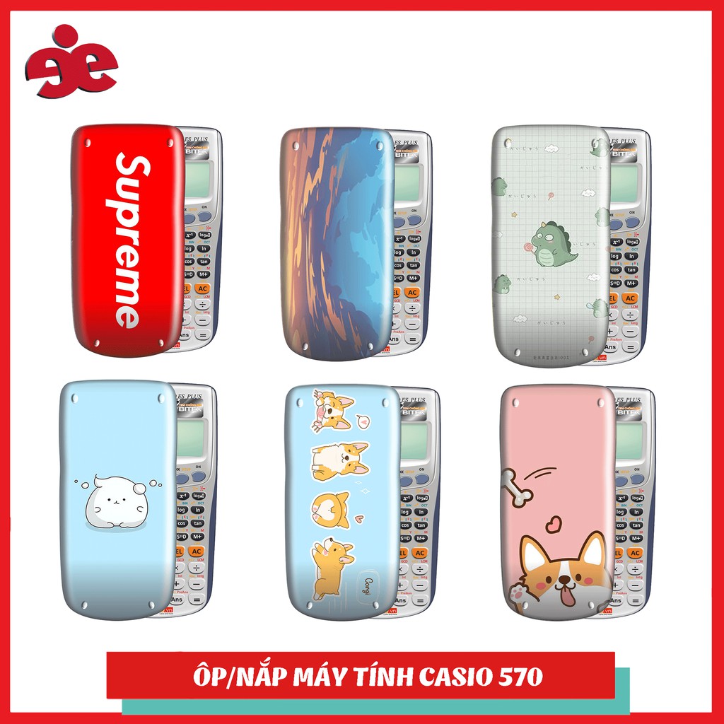 Nắp máy Tính Casio 570 Superme - Nhận In Theo Yêu Cầu