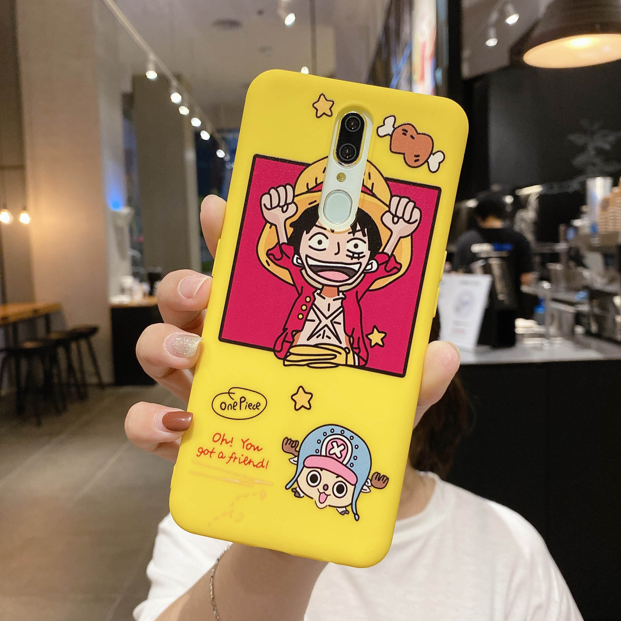 one piece Ốp Lưng realme 5i/6i c3 Ốp Lưng oppo a3s a5s a7 a92 a31 a12 a5/a9 2020 f5 f7 f9 f11 case luffy | BigBuy360 - bigbuy360.vn