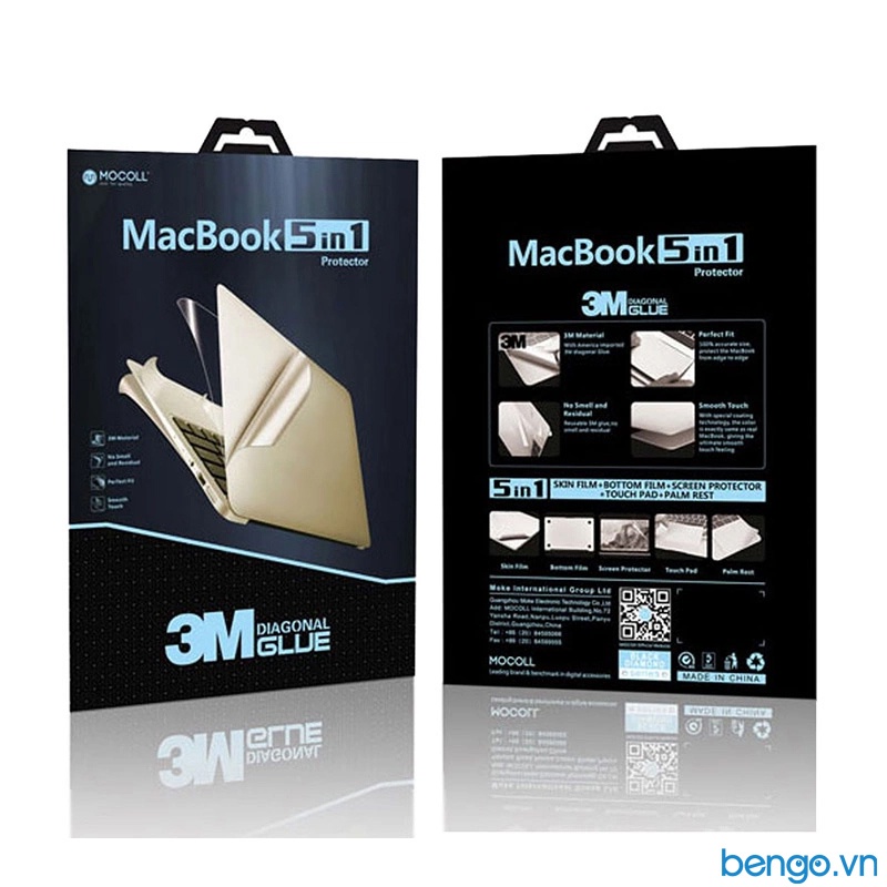 Bộ Dán Full MOCOLL 5 In 1 Cho Mac Pro 14&quot;/16&quot; 2021