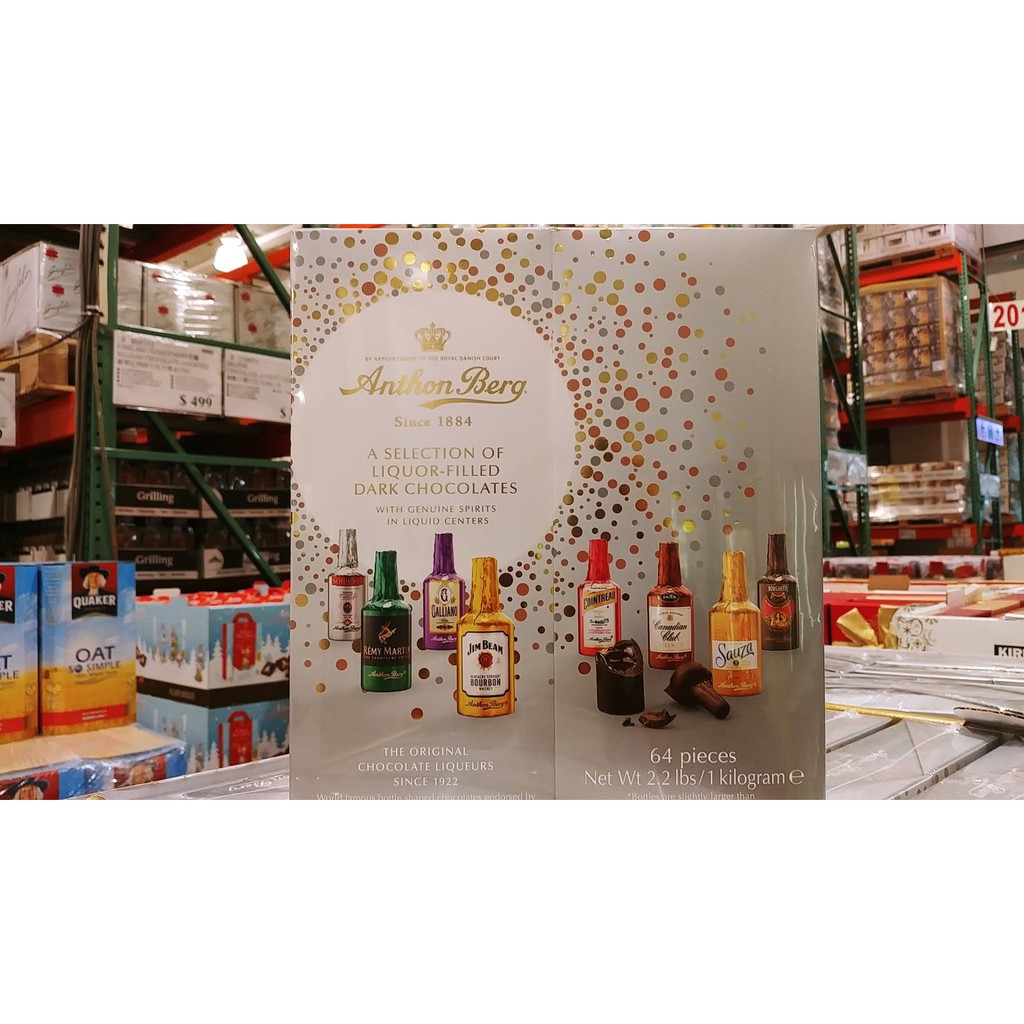 Túi quà ngọt ngào, độc đáo và say đắm! Cặp Socola rượu Anthon Berg Dark Chocolate (túi 2 chai) | BigBuy360 - bigbuy360.vn