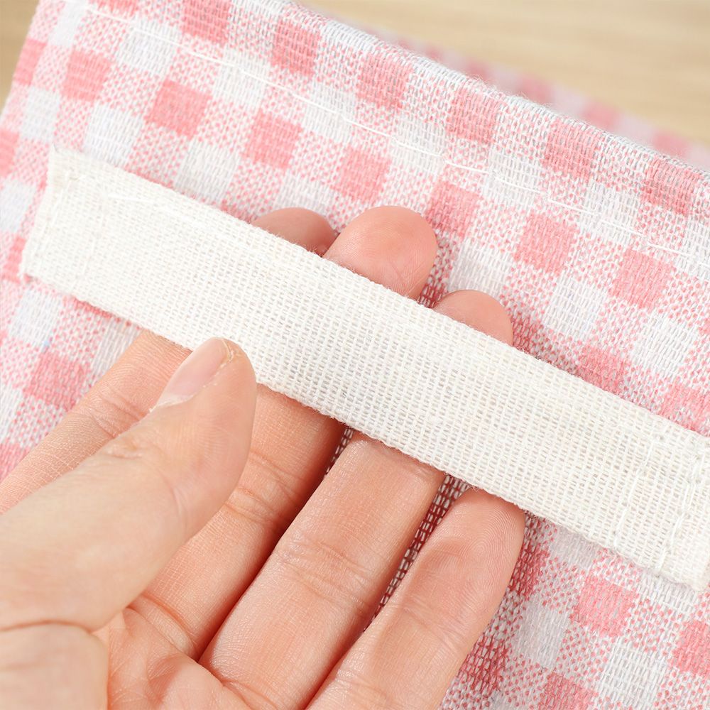 Giỏ đựng đồ bằng vải lanh cotton có thể gấp gọn tiện dụng