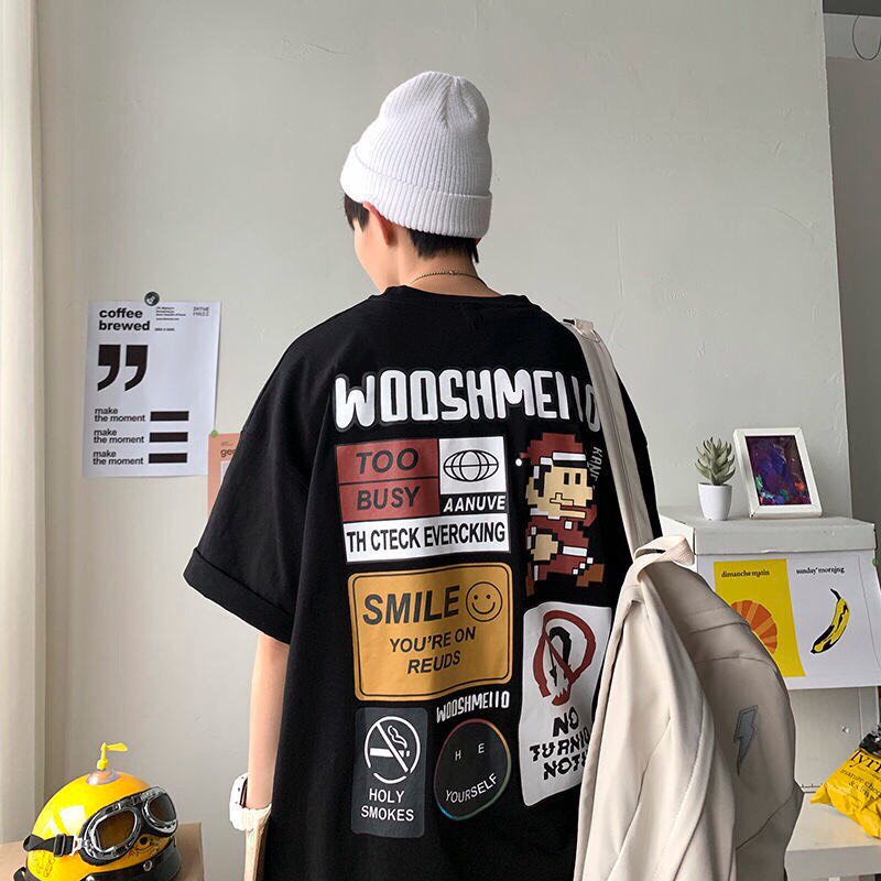 [Xưởng nhận sx sll] Áo thun tay lỡ form rộng - phông nam nữ cotton oversize - Mario - Zadola Fashion