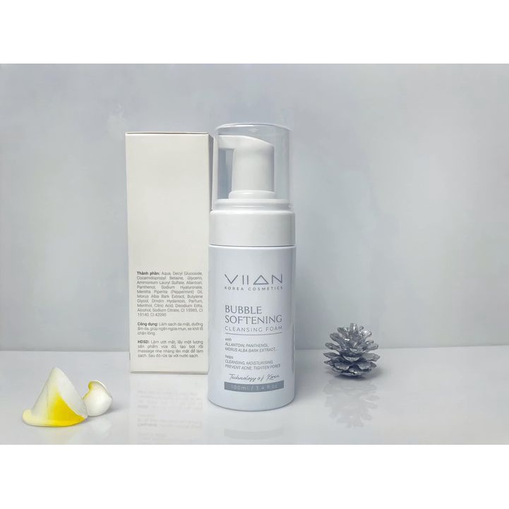 Sữa rửa mặt bọt mịn Viian BUBBLE SOFTENING