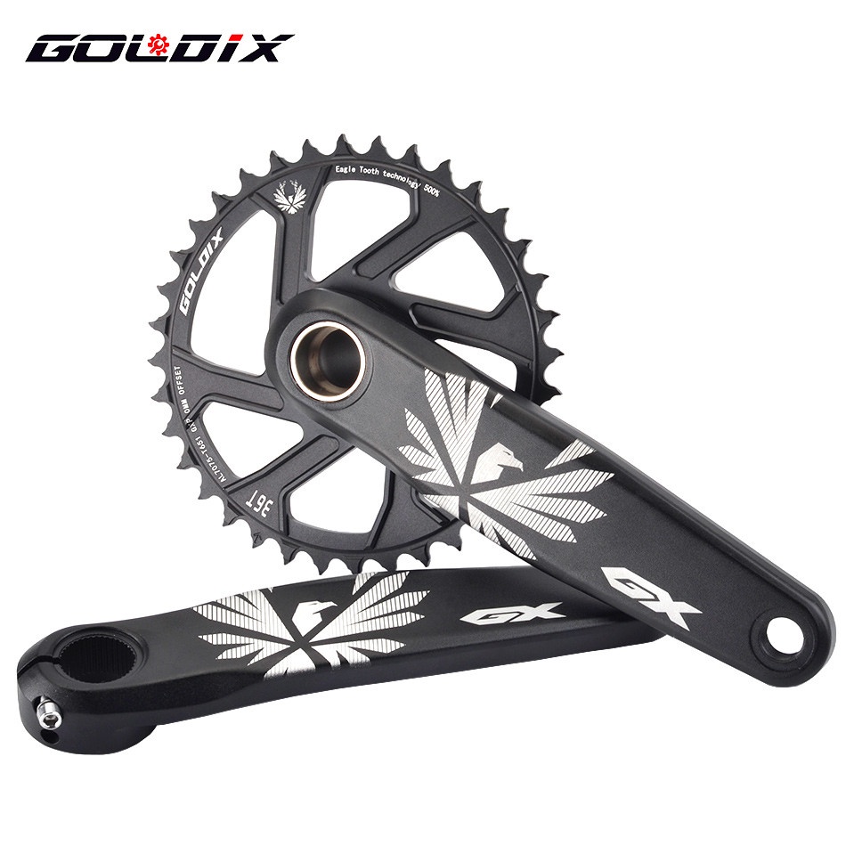 SRAM Trục Khuỷu Bằng Hợp Kim Nhôm Màu Đen 0 Độ 30T 32T 34T 36T 38T GXP MTB 170mm 175mm Cho Xe Đạp