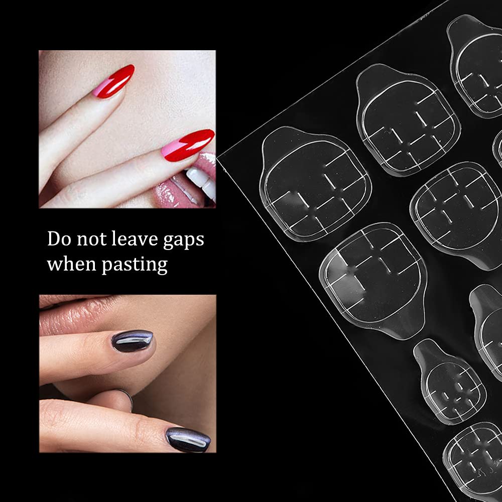 Miếng Dán Móng , Keo Silicon Dán Móng Nailbox,  24PCS Miếng Dán