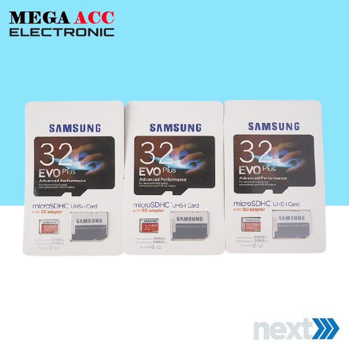 Micro Sdhc Samsung Evo Plus 32 Gb + Adapter (oem) Class 10