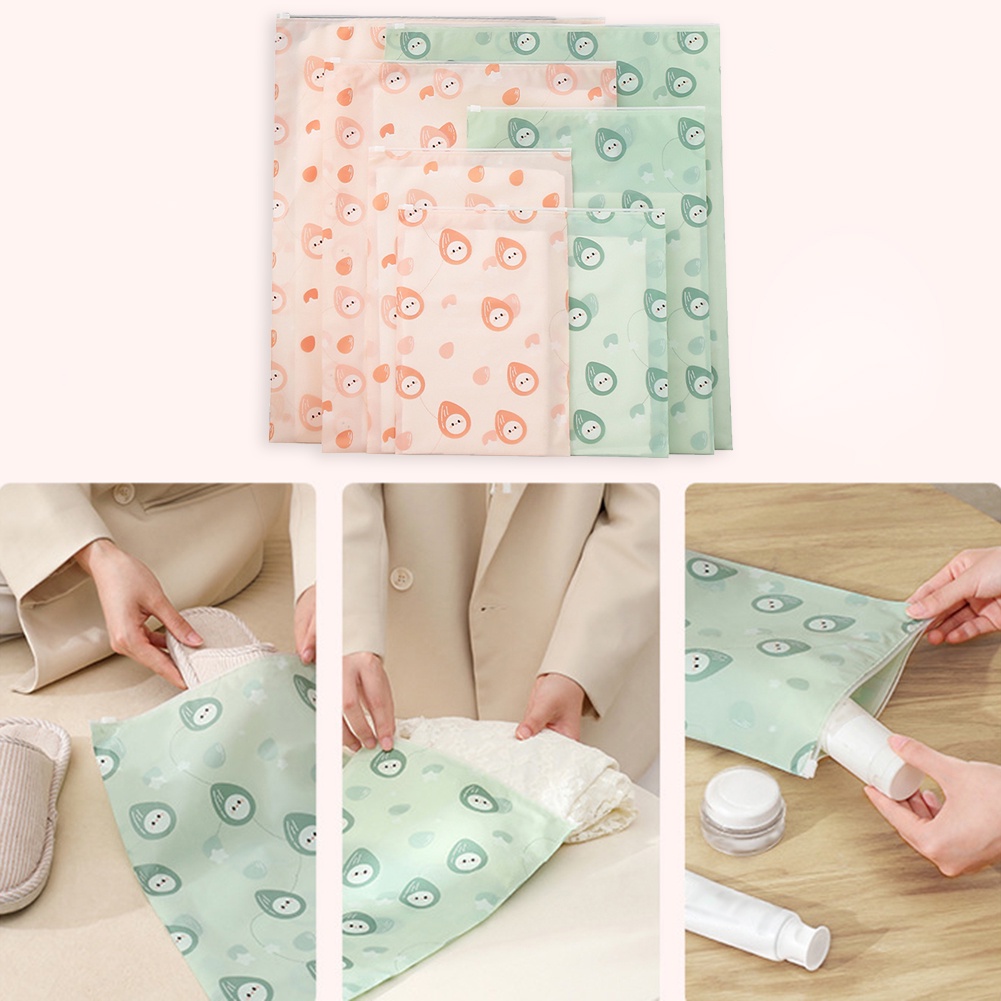 Túi Đựng Giày Chống Nước Chống Ẩm Mốc Họa Tiết Hoạt Hình Dễ Thương Nhỏ Gọn