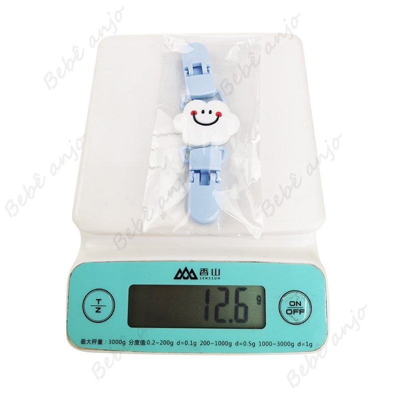 Kẹp Dây Đeo Bằng Silicon Chống Rơi Họa Tiết Hoạt Hình Dễ Thương Cho Các Bé