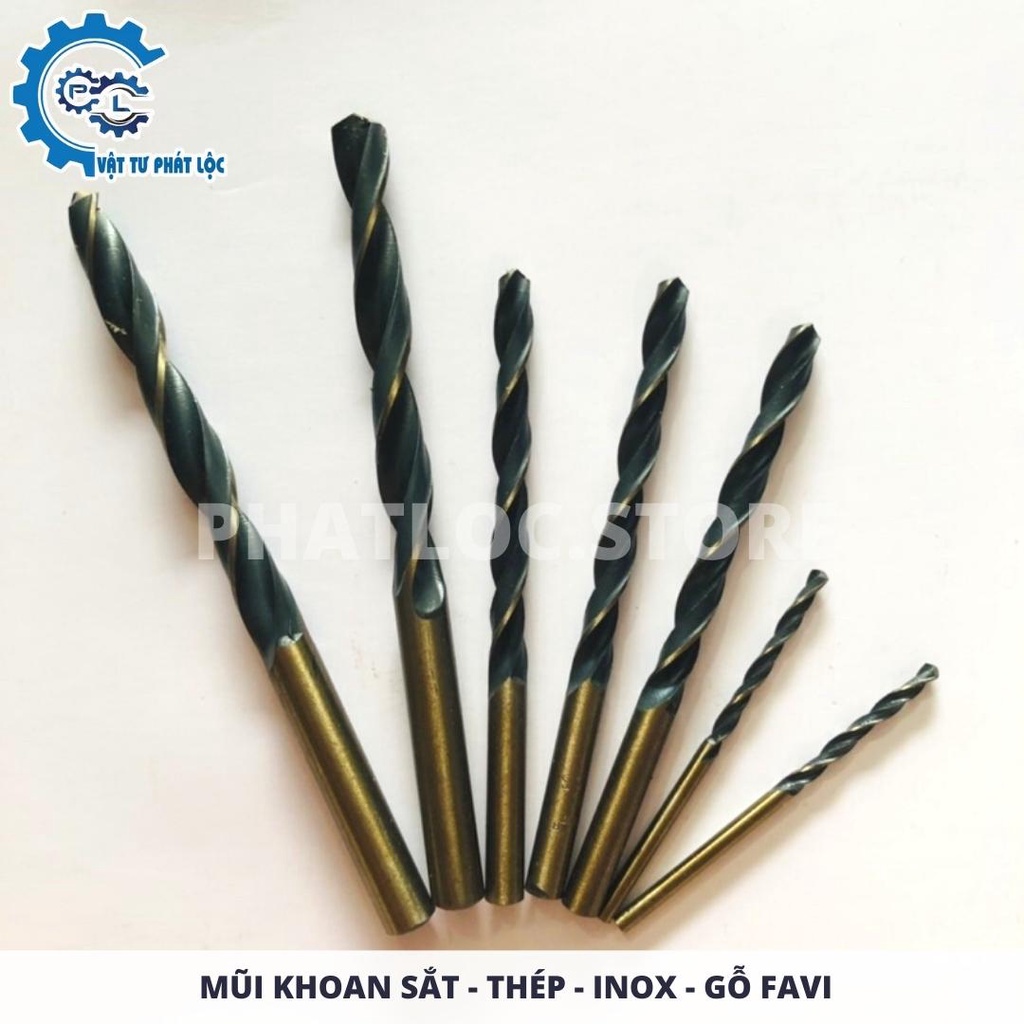 Mũi Khoan sắt - thép - inox - gỗ Favi Size 2 li đến 8li