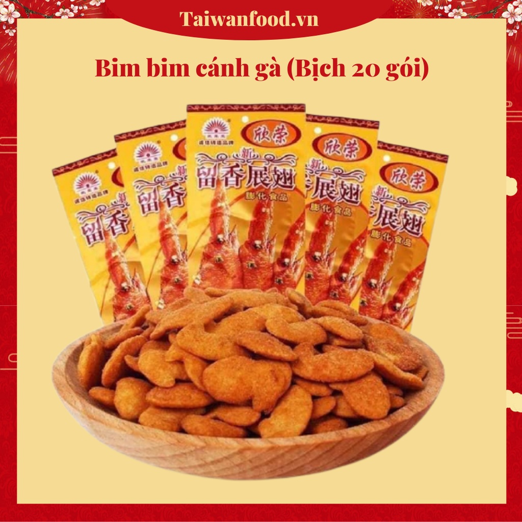 Bịch 20 gói bimbim cánh gà siêu hot