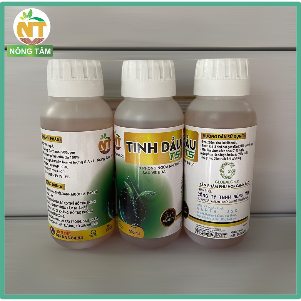 Chế phẩm sinh học đặc trị sâu bệnh, nhện đỏ, sâu vẽ bùa, sâu ăn lá trên cây ăn quả, chai 500ml