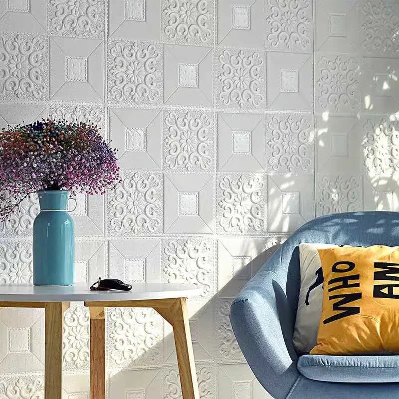 Xốp dán tường giả gạch hiệu ứng 3D chống thấm nước - Hàng Tốt - Giá Tốt - KT 35x35cm