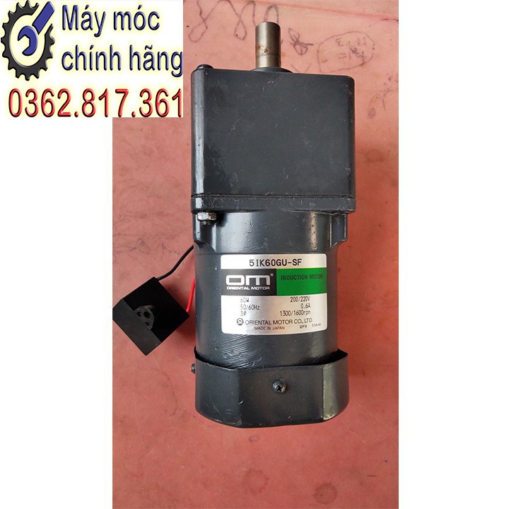 mô tơ giảm tốc 60W 220V