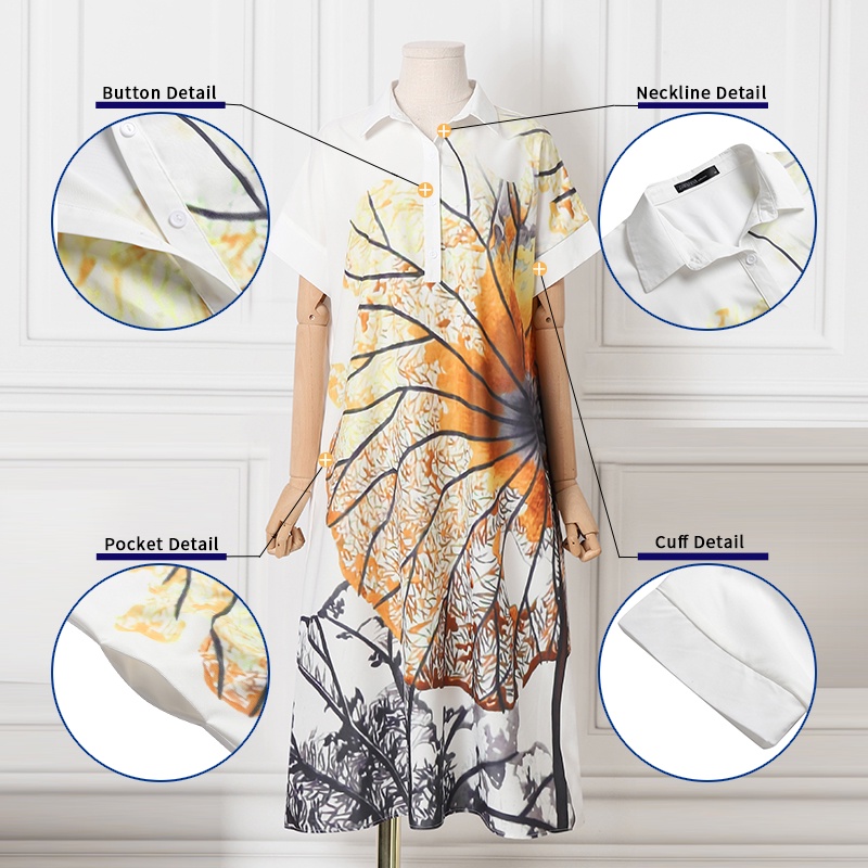 Đầm dài Zanzea ngắn tay cổ bẻ dáng rộng phong cách vintage thời trang cho nữ