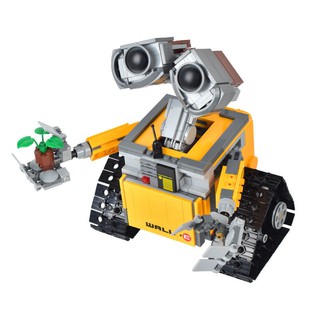 Tương thích với Lego Block Movie WALL-E Wali Robot Puzzle Assembly Model Toy Gift 21303
