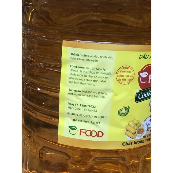 [DẦU ĂN RẺ - GIÁ SỈ] DẦU ĂN CAO CẤP FOOD COOKING OIL CAN 10L - THÙNG 20L