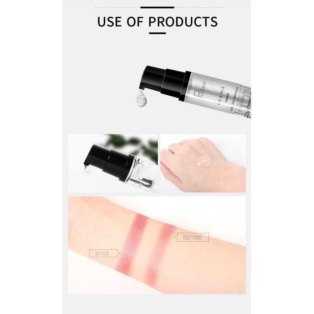 GEL GIỮ MÀU MẮT VÀ LỚP MAKE UP CHO MẶT PUDAIER EYE & FACE PRIMER | BigBuy360 - bigbuy360.vn