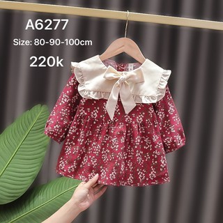 Váy bé gái hoa nhí kiểu Hàn