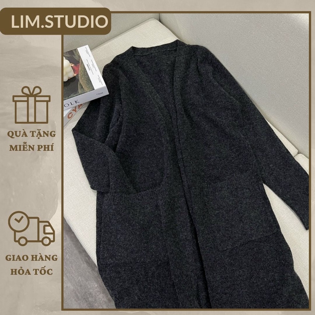 ÁO CARDIGAN FORM DÀI HAI TÚI | lim.studio