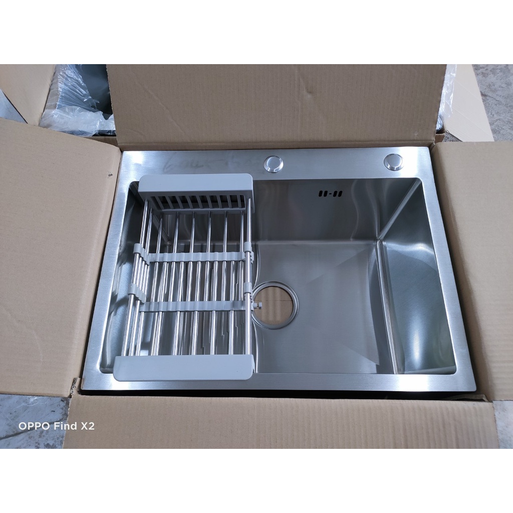 Chậu Rửa Chén Bát inox SUS 304 KT 60x45