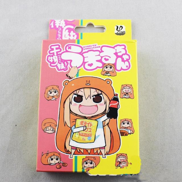 Bộ bài anime poker UMARU CHAN 52 lá hộp ảnh anime chibi