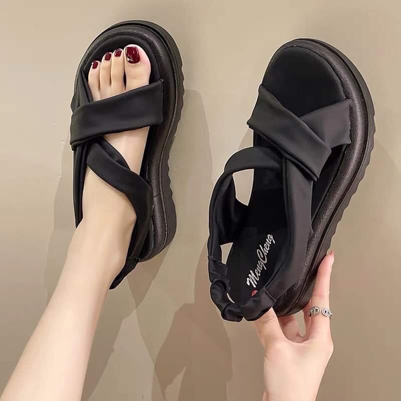 SANDAL HAI DÂY XOẮN BẢN ĐẸP