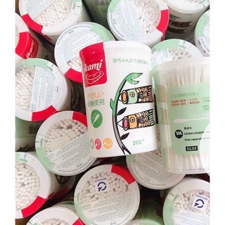 TĂM BÔNG IKAMI 🌟 FREESHIP 🌟 Tăm Bông ikami Thân Giấy Siêu Nhỏ Cho Bé