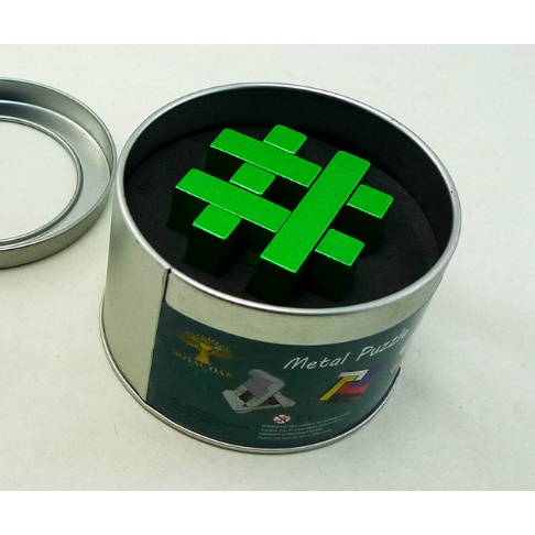 Đồ chơi trí tuệ_Thử thách trí não Cross Hanayama Puzzle_Hack não_IQ Toy_Giải đố_Thông minh_Phát triển Tư Duy_Rèn luyện