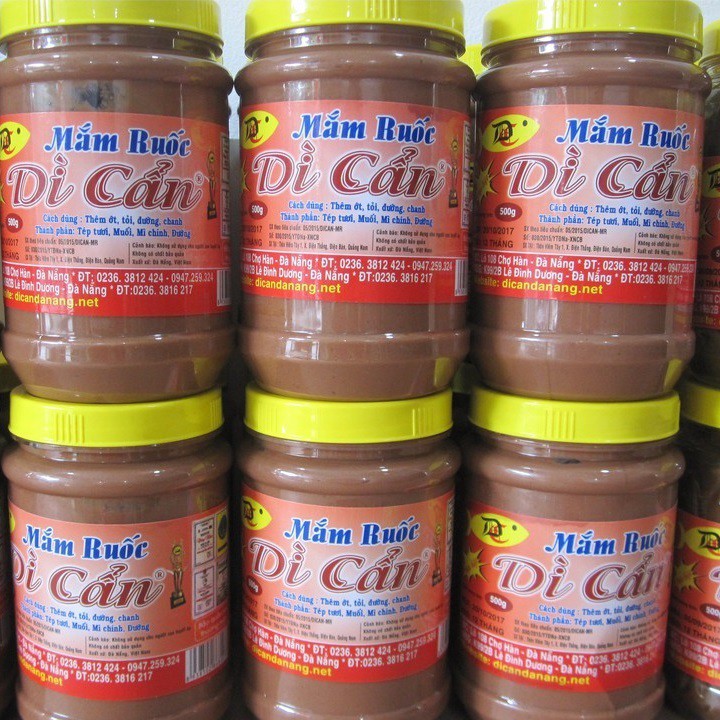 Mắm ruốc Dì Cẩn Đà Nẵng hũ 500g