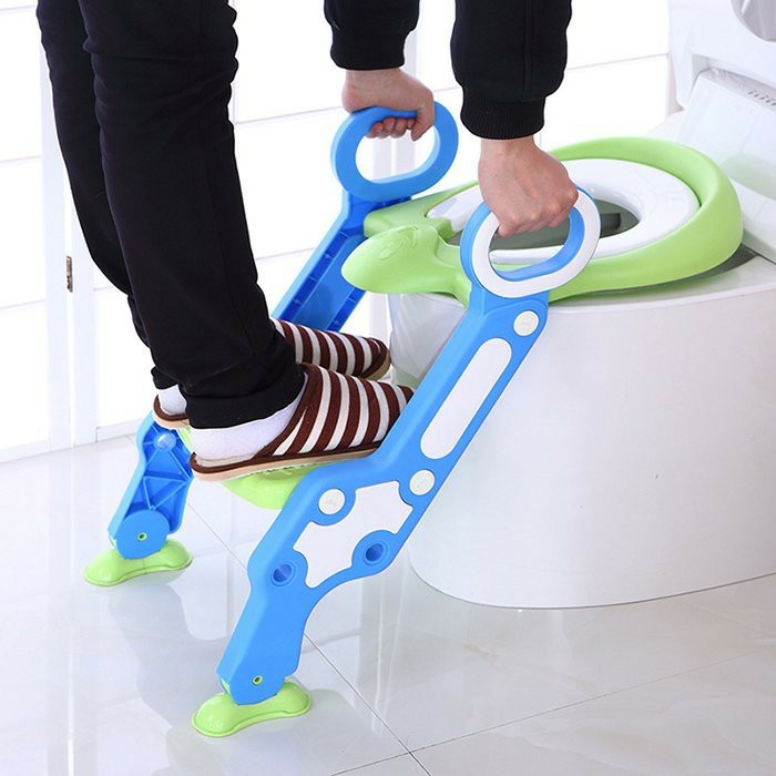 Bồn cầu có cầu thang cho bé T2 Giá Rẻ