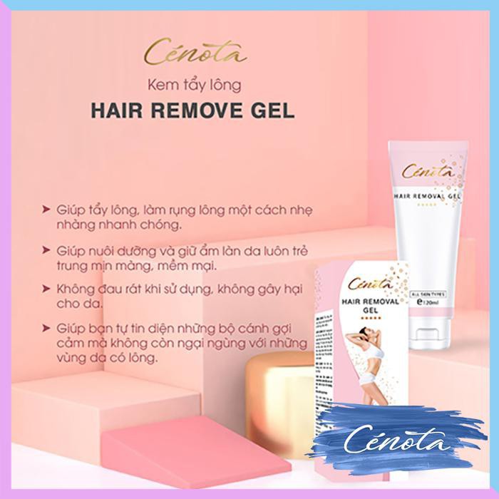 Kem tẩy lông Cénota 120ml an toàn, dịu nhẹ, giúp giữ ẩm không gây đau rát cho da - Mã C09 | BigBuy360 - bigbuy360.vn