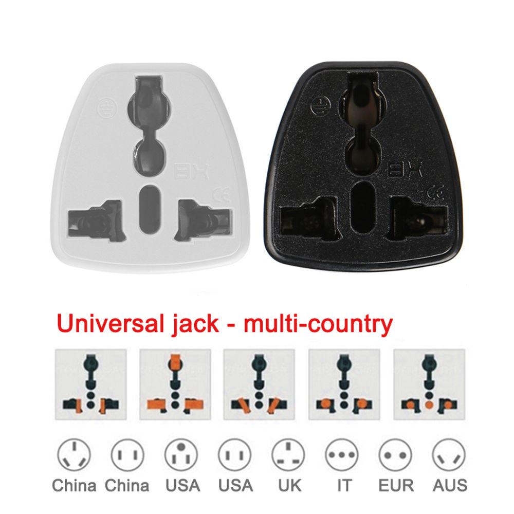 Phích Cắm Chuyển Đổi Nguồn Điện AC Toàn Cầu Quốc Tế AU UK US EU