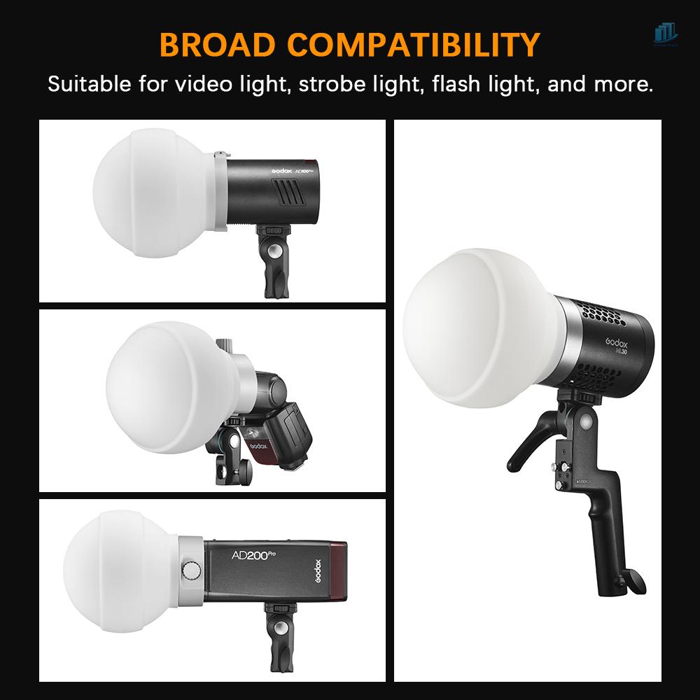 Bộ Khuếch Tán Ánh Sáng Godox ML-CD15 Với 3 Đầu Nối Cho Đèn Flash Hỗ Trợ Chụp Ảnh Studio