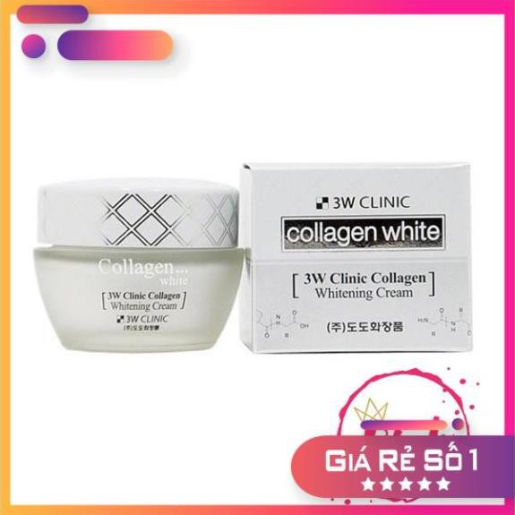 KEM DƯỠNG TRẮNG DA 3W CLINIC COLLAGEN WHITE