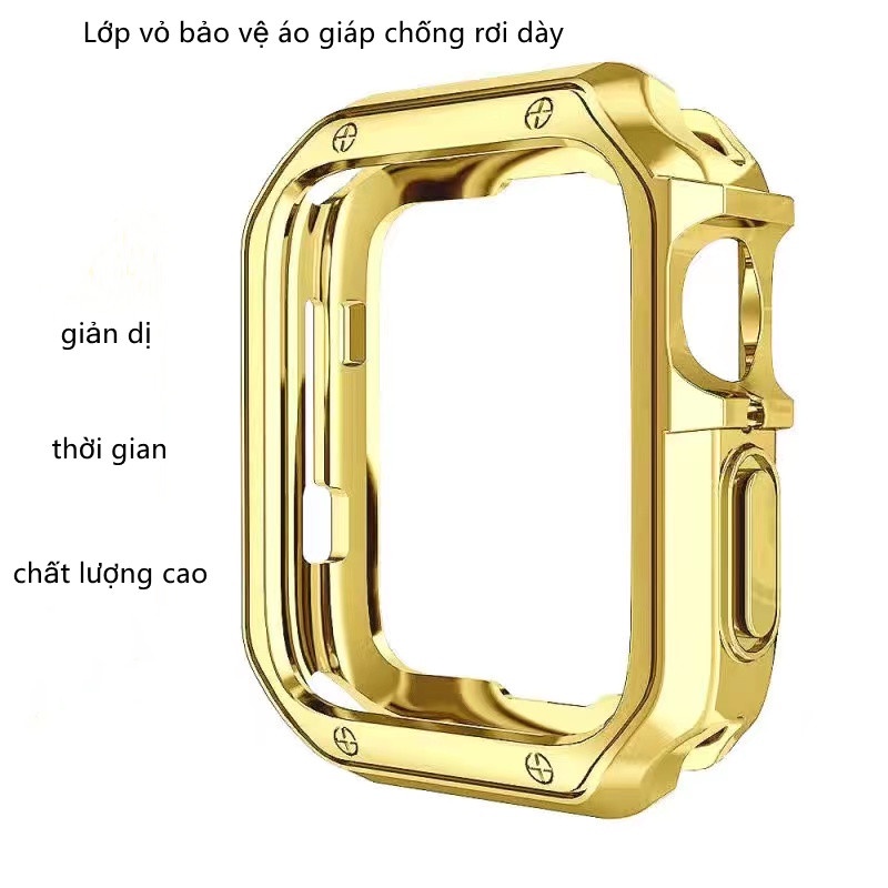 Ốp Silicone Mềm Màu Kẹo Cho Đồng Hồ Thông Minh Apple Watch Series ultra 8 7 SE 6 5 4 3 i-Watch 49mm 45MM 41MM 45MM 41MM