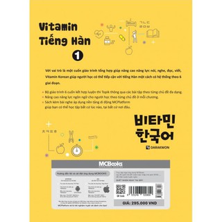 Sách - Vitamin Tiếng Hàn 1