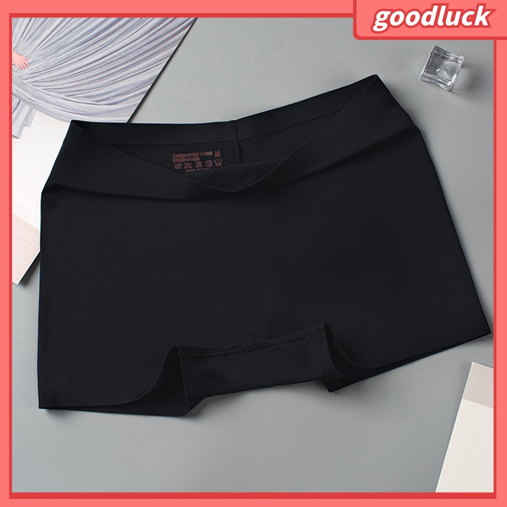 |Áo Thun Cổ Tròn GoLck Thời Trang Cá Tính| Quần An Toàn Mặc Hàng Ngày Bằng Lụa Lạnh Ôm Dáng Thoáng Khí Không Đường May Cho Nữ